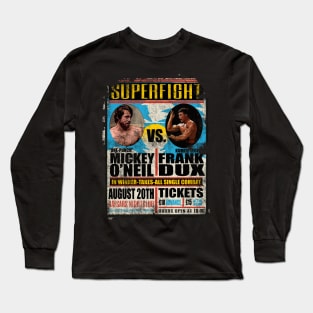 Snatch vs Bloodsport - Mickey O'Neil vs Frank Dux - distressed Long Sleeve T-Shirt